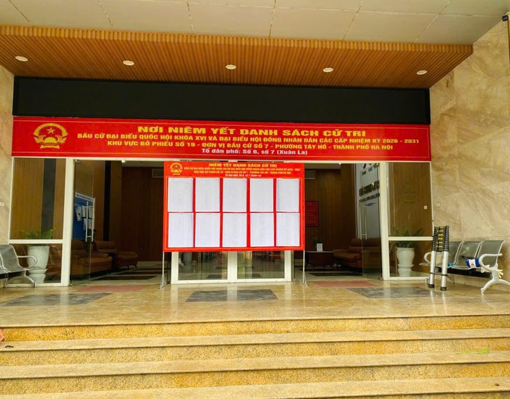 Phường Tây Hồ hoàn thành niêm yết danh sách cử tri phục vụ bầu cử Quốc hội khóa XVI và HĐND các cấp nhiệm kỳ 2026 - 2031- Ảnh 29.