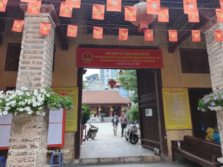 Phường Tây Hồ hoàn thành niêm yết danh sách cử tri phục vụ bầu cử Quốc hội khóa XVI và HĐND các cấp nhiệm kỳ 2026 - 2031- Ảnh 13.