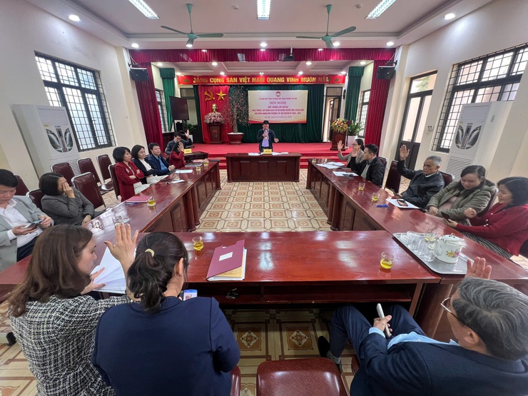 Hội nghị hiệp thương lần thứ hai để thỏa thuận lập danh sách sơ bộ những người ứng cử Đại biểu HĐND phường Tây Mỗ nhiệm kỳ 2026-2031- Ảnh 2.