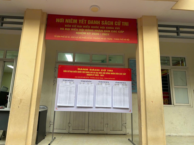 Phường Hai Bà Trưng: Niêm yết danh sách cử tri bầu cử đại biểu Quốc hội khóa XVI và bầu cử đại biểu Hội đồng nhân dân các cấp nhiệm kỳ 2026 - 2031.- Ảnh 12.