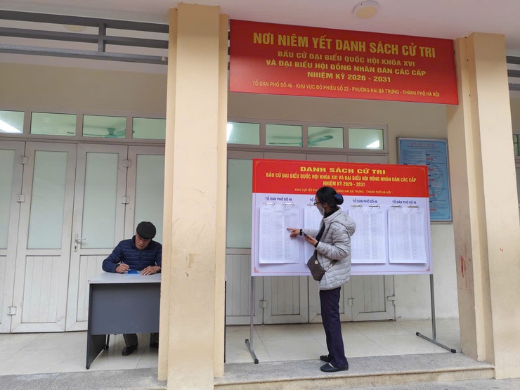 Phường Hai Bà Trưng: Niêm yết danh sách cử tri bầu cử đại biểu Quốc hội khóa XVI và bầu cử đại biểu Hội đồng nhân dân các cấp nhiệm kỳ 2026 - 2031.- Ảnh 6.