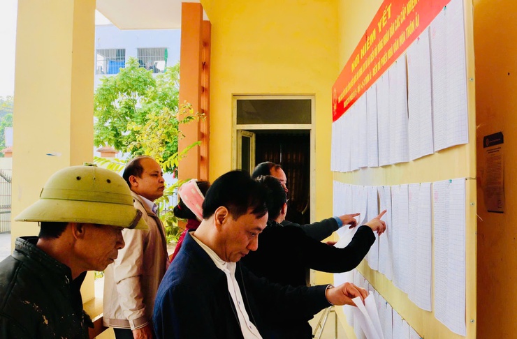 Mỹ Đức: Kiểm tra công tác chuẩn bị bầu cử tại các khu vực bỏ phiếu- Ảnh 2.