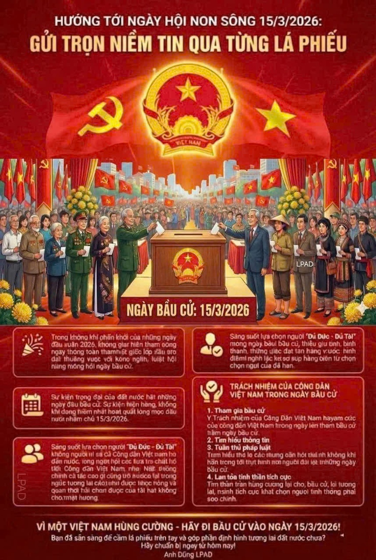 Hướng tới ngày hội non song 15/3/2026: Gửi trọn niềm tin qua lá phiếu- Ảnh 1.