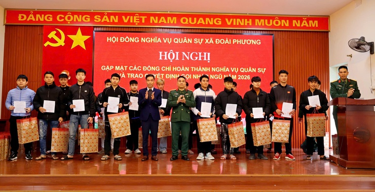 Đoài Phương rộn ràng khí thế ngày hội tòng quân- Ảnh 1.