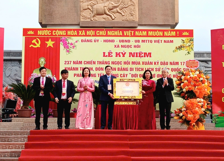 Tự hào Chiến thắng Ngọc Hồi 237 năm (1789): Khánh thành, đón nhận Di tích lịch sử cấp Quốc gia và phát động Tết trồng cây “Đời đời nhớ ơn Bác Hồ” Xuân Bính Ngọ 2026- Ảnh 6.