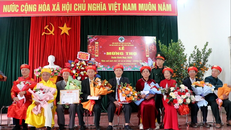 MỸ ĐỨC: 792 CỤ CAO NIÊN HÂN HOAN TRONG LỄ MỪNG THỌ ĐẦU XUÂN BÍNH NGỌ 2026- Ảnh 16.