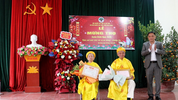 MỸ ĐỨC: 792 CỤ CAO NIÊN HÂN HOAN TRONG LỄ MỪNG THỌ ĐẦU XUÂN BÍNH NGỌ 2026- Ảnh 2.