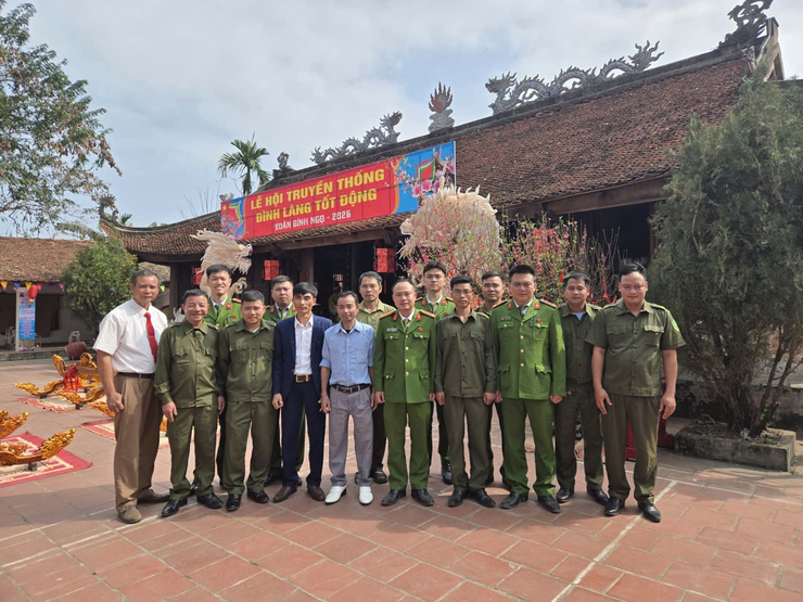 Công an xã Quảng Bị triển khai phương án bảo đảm an ninh, trật tự phục vụ Lễ hội Đình làng Tốt Động năm 2026- Ảnh 2.