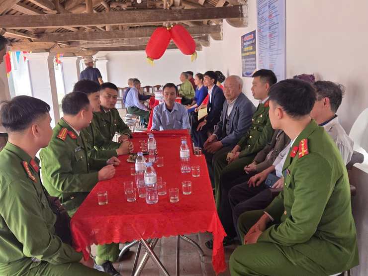 Công an xã Quảng Bị triển khai phương án bảo đảm an ninh, trật tự phục vụ Lễ hội Đình làng Tốt Động năm 2026- Ảnh 3.