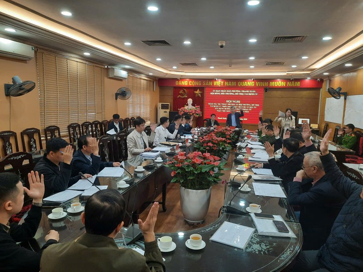 Thanh Xuân quyết liệt, trách nhiệm, hiệu quả, đồng thuận trong tổ chức Thẩm tra Phương án bồi thường, hỗ trợ, tái định cư đợt 2 dự án đầu tư Xây dựng đường Vành đai 2,5 đoạn Ngụy Như Kon Tum - Nguyễn Trãi - Ảnh 3.