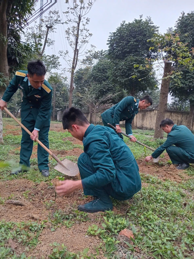 Tiểu đoàn 64, Trung đoàn 260 hưởng ứng phong trào "Tết trồng cây đời đời nhớ ơn Bác Hồ" Xuân Bính Ngọ 2026- Ảnh 4.