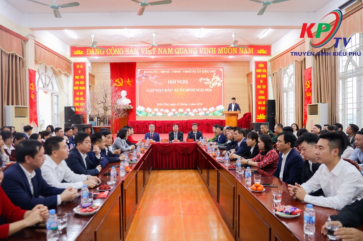 Xã Kiều Phú tổ chức hội nghị gặp mặt đầu xuân Bính Ngọ 2026 và Phát động Tết trồng cây đời đời nhớ ơn Bác Hồ- Ảnh 1.
