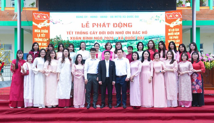 Xã Quốc Oai phát động "Tết trồng cây đời đời nhớ ơn Bác Hồ" Xuân Bính Ngọ 2026- Ảnh 14.