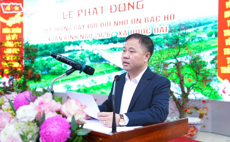 Xã Quốc Oai phát động "Tết trồng cây đời đời nhớ ơn Bác Hồ" Xuân Bính Ngọ 2026- Ảnh 2.