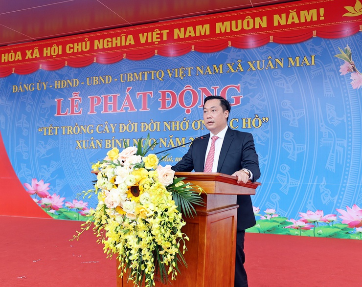 Xuân Mai tổ chức Lễ phát động Tết trồng cây đời đời nhớ ơn Bác Hồ xuân Bính Ngọ năm 2026- Ảnh 5.