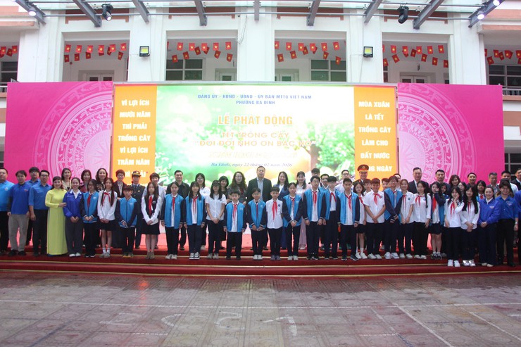 Phường Ba Đình phát động “Tết trồng cây đời đời nhớ ơn Bác Hồ” Xuân Bính Ngọ 2026- Ảnh 8.