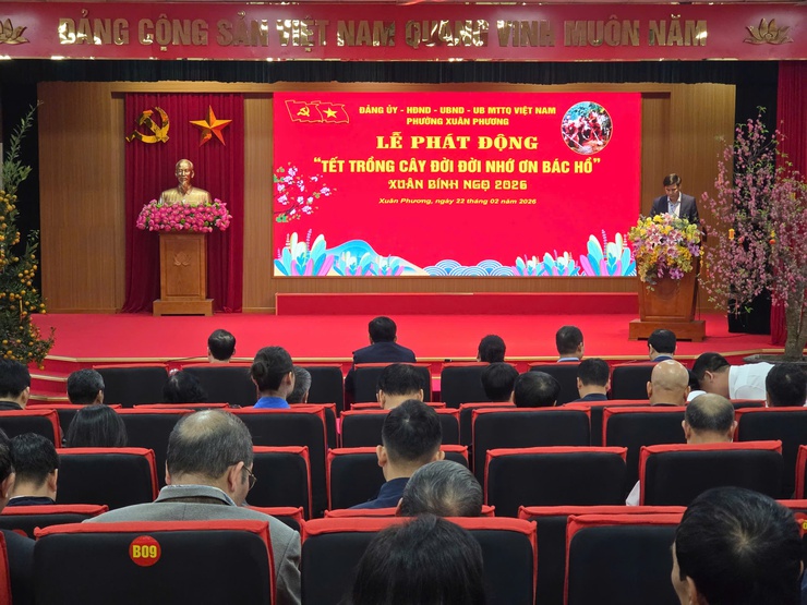 Phường Xuân Phương phát động “Tết trồng cây đời đời nhớ ơn Bác Hồ” Xuân Bính Ngọ 2026- Ảnh 3.