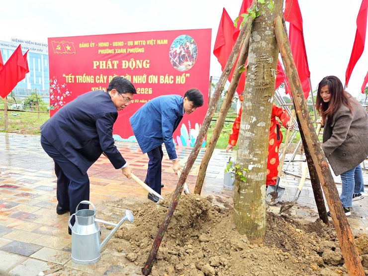 Phường Xuân Phương phát động “Tết trồng cây đời đời nhớ ơn Bác Hồ” Xuân Bính Ngọ 2026- Ảnh 5.