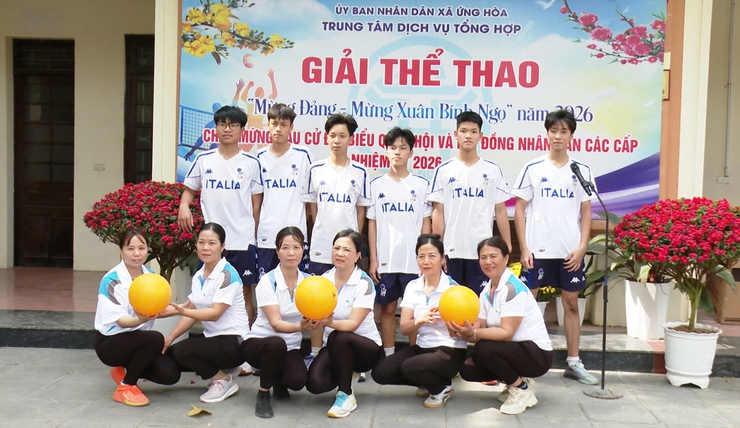 Sôi nổi Giải bóng chuyền mừng Đảng, mừng Xuân, chào mừng bầu cử đại biểu Quốc hội và HĐND các cấp nhiệm kỳ 2026–2031.- Ảnh 13.