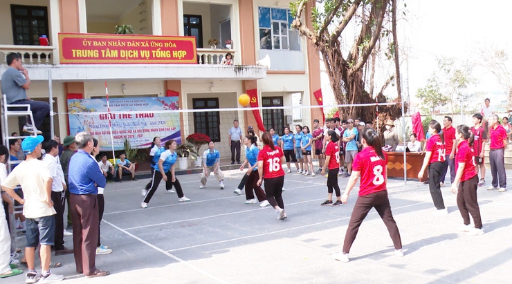 Sôi nổi Giải bóng chuyền mừng Đảng, mừng Xuân, chào mừng bầu cử đại biểu Quốc hội và HĐND các cấp nhiệm kỳ 2026–2031.- Ảnh 9.