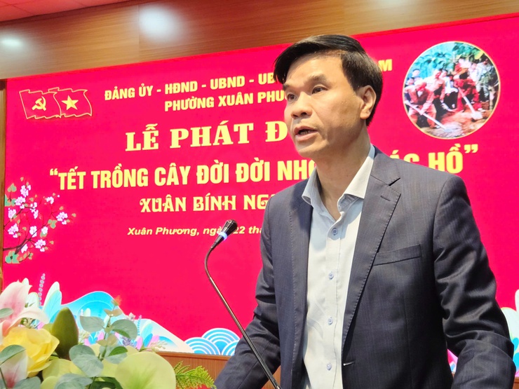 Phường Xuân Phương phát động “Tết trồng cây đời đời nhớ ơn Bác Hồ” Xuân Bính Ngọ 2026- Ảnh 2.