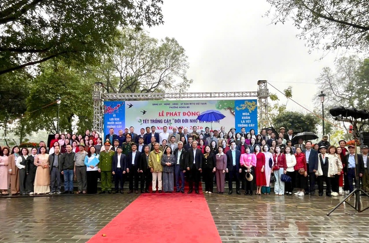 Phường Nghĩa Đô phát động Tết trồng cây Xuân Bính Ngọ năm 2026- Ảnh 6.