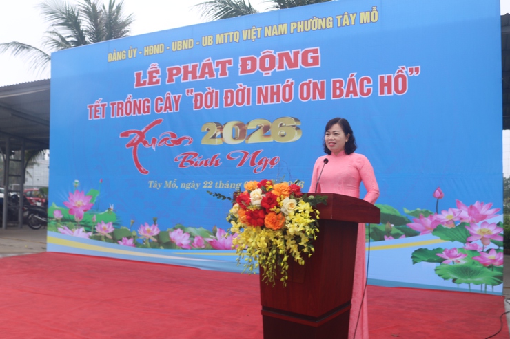Phường Tây Mỗ tổ chức Lễ phát động "Tết trồng cây đời đời nhớ ơn Bác Hồ"

- Ảnh 5.