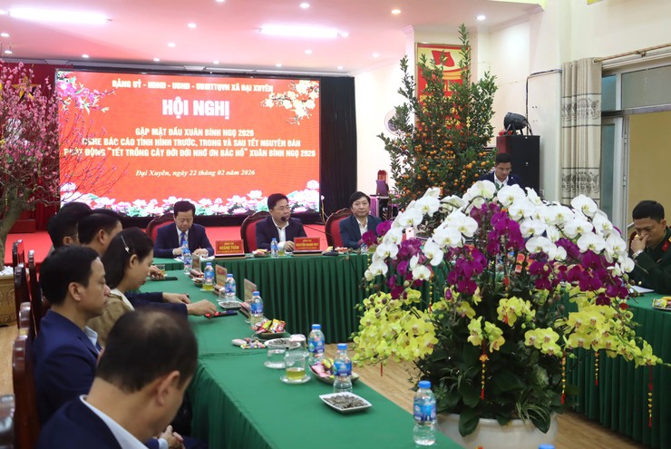 Xã Đại Xuyên gặp mặt đầu Xuân Bính Ngọ 2026, phát động Tết trồng cây “Đời đời nhớ ơn Bác Hồ vĩ đại”- Ảnh 1.