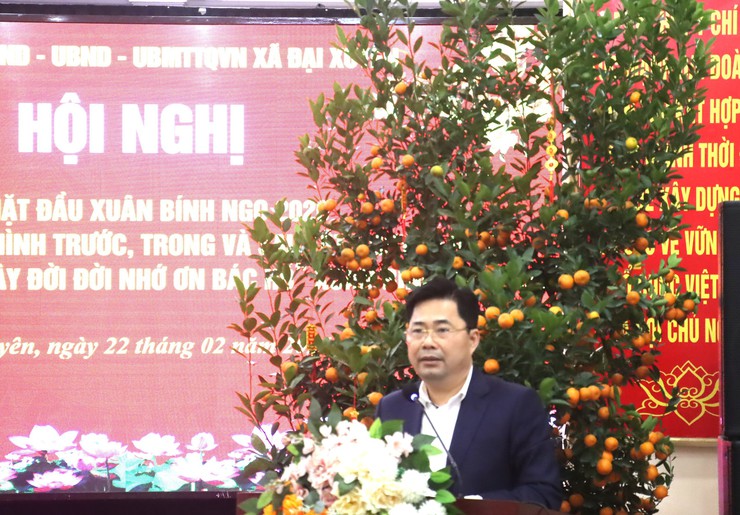 Xã Đại Xuyên gặp mặt đầu Xuân Bính Ngọ 2026, phát động Tết trồng cây “Đời đời nhớ ơn Bác Hồ vĩ đại”- Ảnh 3.