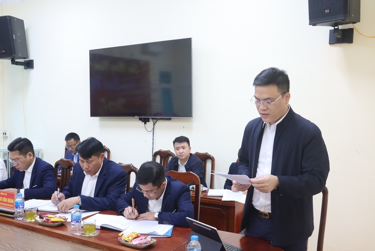 Ủy ban Bầu cử xã Đại Xuyên họp kiểm đếm tiến độ triển khai công tác bầu cử trên địa bàn xã- Ảnh 1.