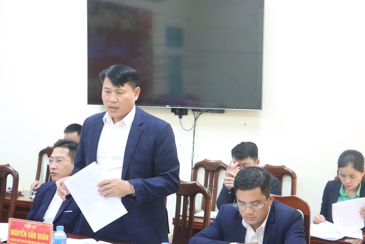 Ủy ban Bầu cử xã Đại Xuyên họp kiểm đếm tiến độ triển khai công tác bầu cử trên địa bàn xã- Ảnh 2.