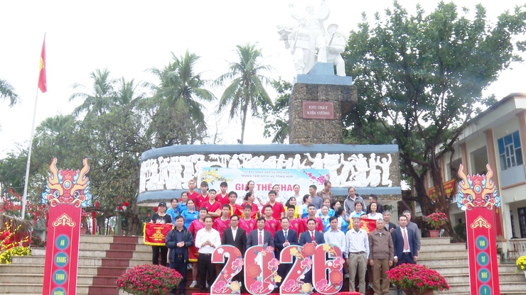 Sôi nổi Giải bóng chuyền mừng Đảng, mừng Xuân, chào mừng bầu cử đại biểu Quốc hội và HĐND các cấp nhiệm kỳ 2026–2031.- Ảnh 4.