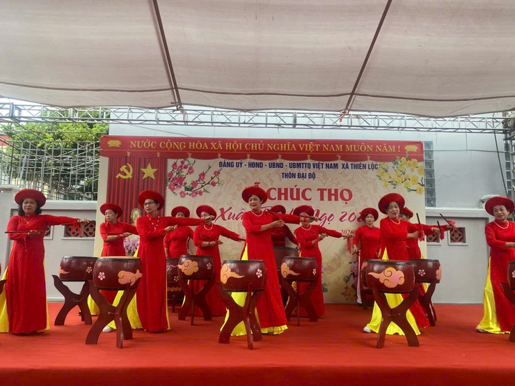 CÁC THÔN TRÊN ĐỊA BÀN XÃ THIÊN LỘC TỔ CHỨC MỪNG THỌ CÁC CỤ CAO NIÊN NHÂN DỊP XUÂN BÍNH NGỌ 2026 – NÉT ĐẸP TRUYỀN THỐNG "KÍNH LÃO TRỌNG THỌ"- Ảnh 1.