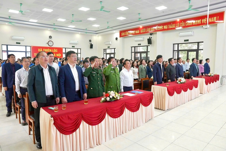 Xã Thiên Lộc tổ chức Lễ phát động Tết trồng cây "Đời đời nhớ ơn Bác Hồ" Xuân Bính Ngọ 2026- Ảnh 1.