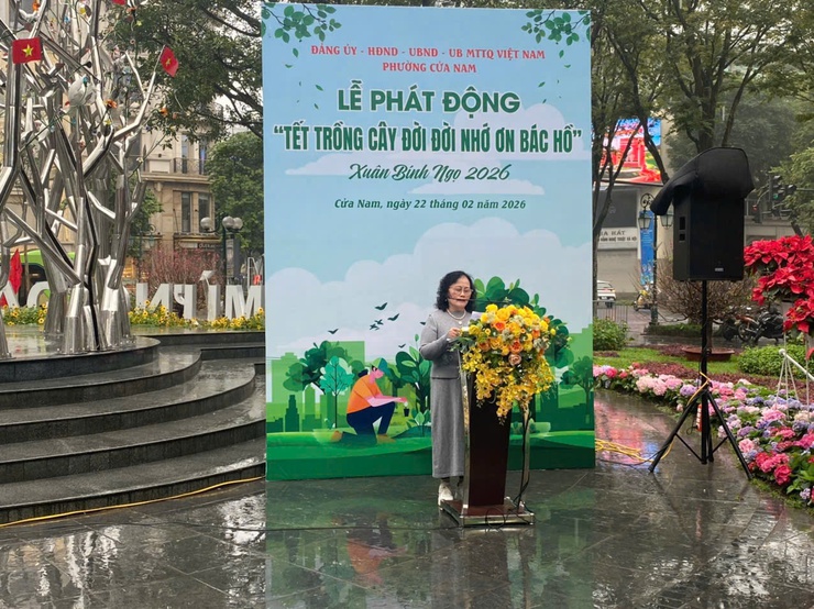 Phường Cửa Nam "phát động Tết trồng cây đời đời nhớ ơn Bác Hồ"- Ảnh 6.