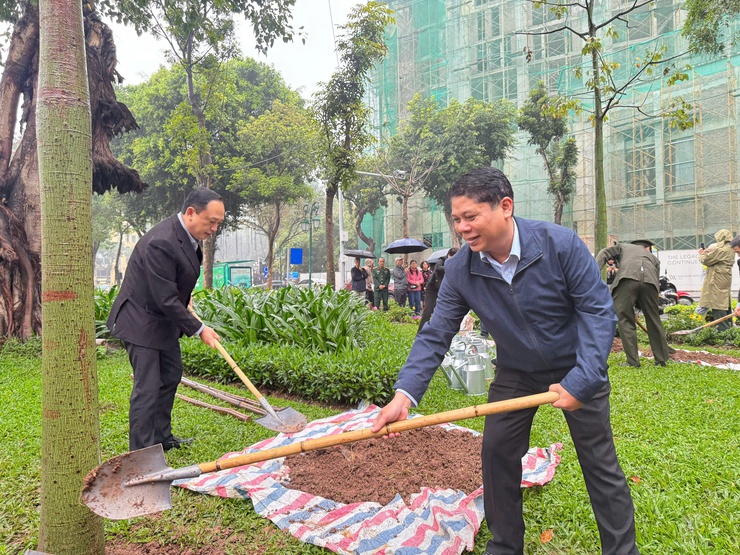 Phường Cửa Nam "phát động Tết trồng cây đời đời nhớ ơn Bác Hồ"- Ảnh 8.