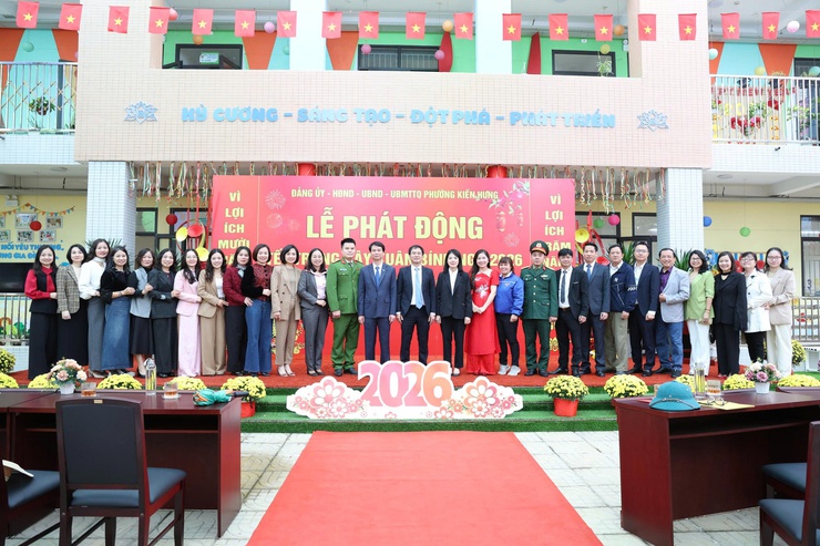 Phường Kiến Hưng phát động “Tết trồng cây đời đời nhớ ơn Bác Hồ” Xuân Bính Ngọ 2026- Ảnh 4.