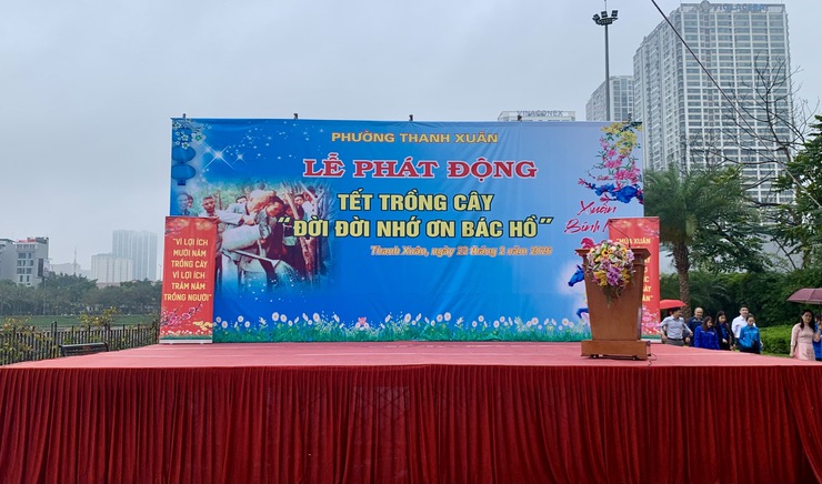 Thanh Xuân phát động “Tết trồng cây đời đời nhớ ơn Bác Hồ” Xuân Bính Ngọ 2026- Ảnh 1.