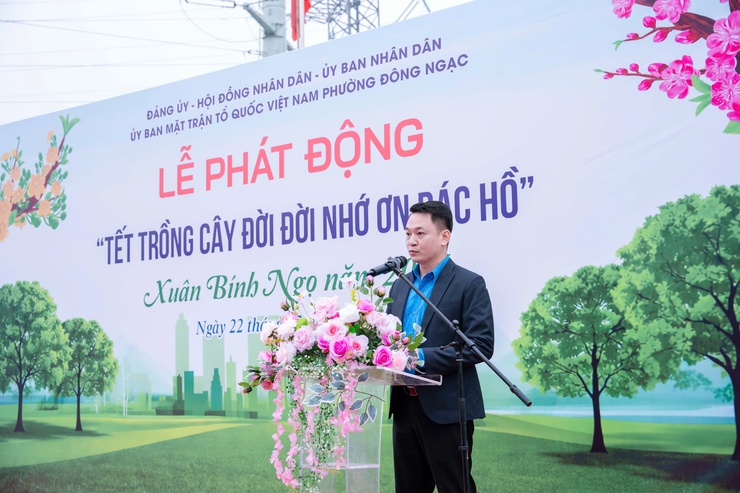 PHƯỜNG ĐÔNG NGẠC TỔ CHỨC LỄ PHÁT ĐỘNG TẾT TRỒNG CÂY “ĐỜI ĐỜI NHỚ ƠN BÁC HỒ” XUÂN BÍNH NGỌ NĂM 2026- Ảnh 9.