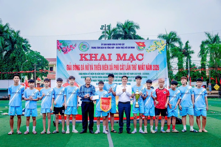 BẾ MẠC và Trao giải GIẢI BÓNG ĐÁ mừng Đảng MỪNG XUÂN – lần thứ nhất năm 2026- Ảnh 2.