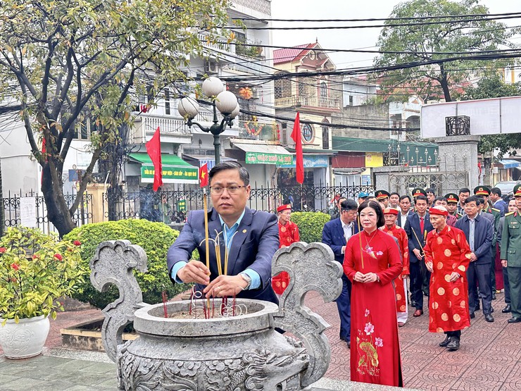 XÃ ĐẠI THANH: LỄ PHÁT ĐỘNG TẾT TRỒNG CÂY XUÂN BÍNH NGỌ 2026 - KHỞI CÔNG TUYẾN ĐƯỜNG LIÊN XÃ THANH LIỆT - TAM HIỆP - TT VĂN ĐIỂN- Ảnh 2.