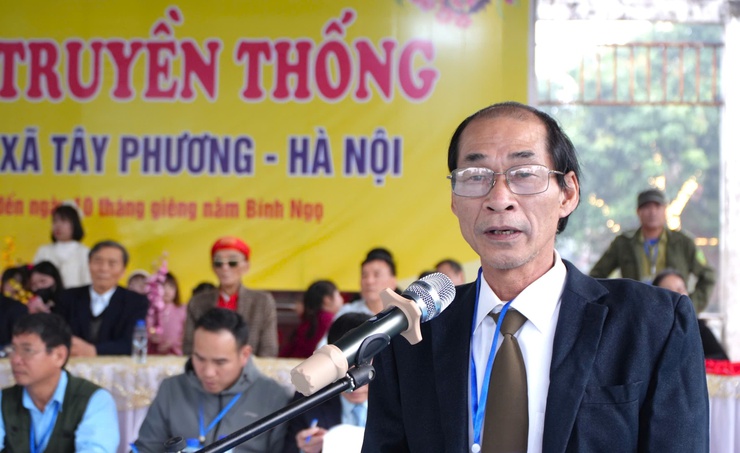 Khai mạc Hội vật truyền thống làng Bùng xã Tây Phương mừng Đảng - Mừng Xuân Bính Ngọ 2026.- Ảnh 3.