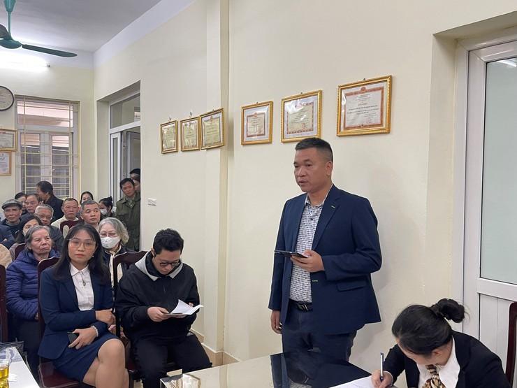 Ban công tác mặt trận số 8 phường Yên Hòa phối hợp tổ chức lấy ý kiến tín nhiệm của cử tri đối với người ứng cử đại biểu Quốc hội và đại biểu HĐND các cấp nhiệm kỳ 2026 - 2031- Ảnh 2.