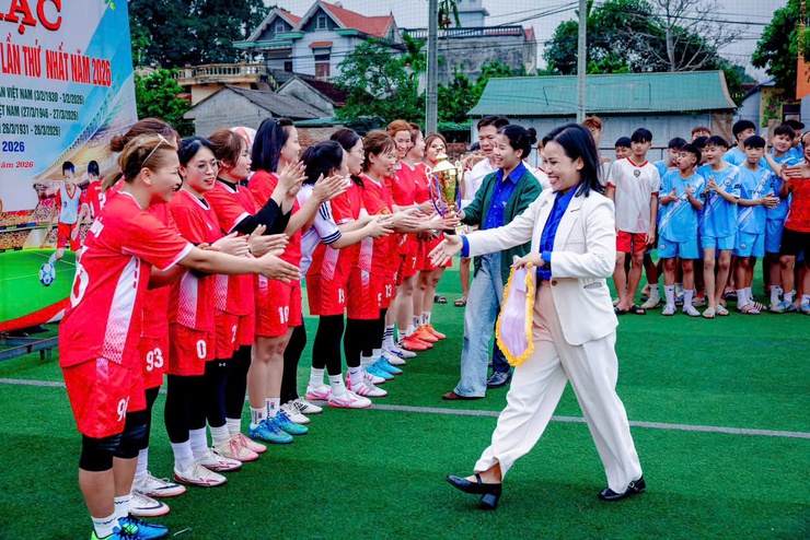 BẾ MẠC và Trao giải GIẢI BÓNG ĐÁ mừng Đảng MỪNG XUÂN – lần thứ nhất năm 2026- Ảnh 4.