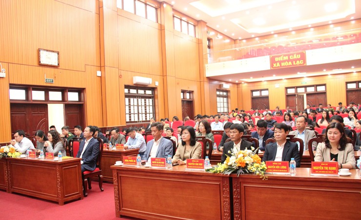 Hòa Lạc tổ chức hội nghị gặp mặt đầu xuân: Tạo đà bứt phá ngay từ những ngày đầu năm- Ảnh 1.