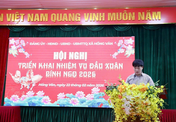 Xã Hồng Vân đã tổ chức hội nghị triển khai nhiệm vụ đầu xuân Bính Ngọ 2026- Ảnh 6.