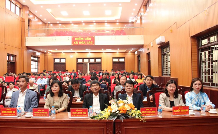 Hòa Lạc tổ chức hội nghị gặp mặt đầu xuân: Tạo đà bứt phá ngay từ những ngày đầu năm- Ảnh 2.