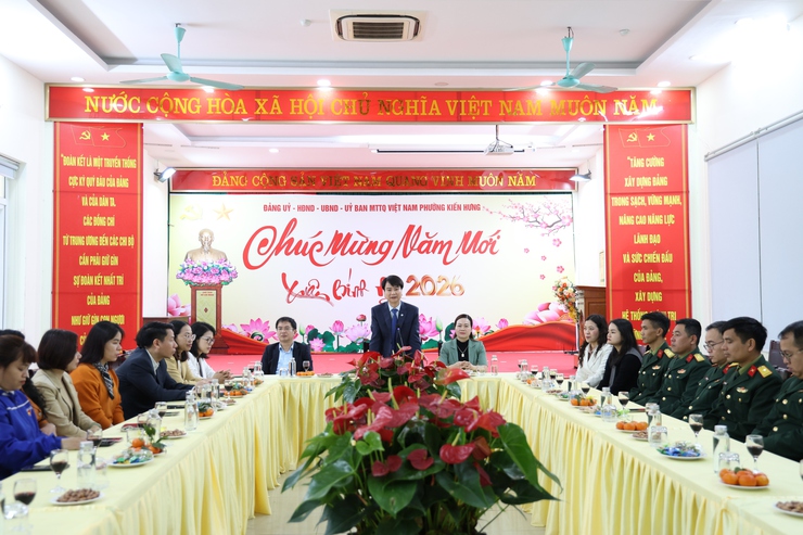 Phường Kiến Hưng tập trung triển khai các nhiệm vụ trọng tâm ngay sau Tết Bính Ngọ 2026- Ảnh 1.