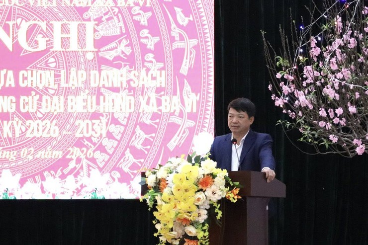 ỦY BAN MTTQ VIỆT NAM XÃ BA VÌ TỔ CHỨC HỘI NGHỊ HIỆP THƯƠNG LẦN THỨ BA LẬP DANH SÁCH NGƯỜI ỨNG CỬ ĐẠI BIỂU HĐND XÃ NHIỆM KỲ 2026–2031- Ảnh 1.