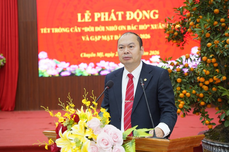 Lễ phát động tết trồng cây “Đời đời nhớ ơn Bác Hồ” xuân Bính Ngọ và gặp mặt đầu năm 2026- Ảnh 6.